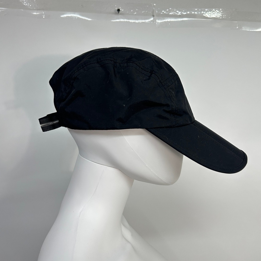 Gorpcore Folding Bill UPF 50+ Running Hat One Size Black Techwear Sun Cap Sporty - Picture 5 of 9